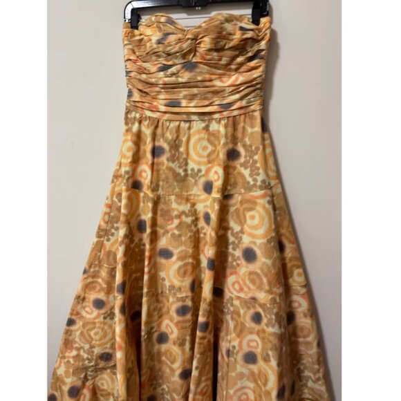 Alexis Imilia Maxi Dress Gown M/L Sahara Floral Cocktail Wedding Event Vacation - Picture 9 of 11